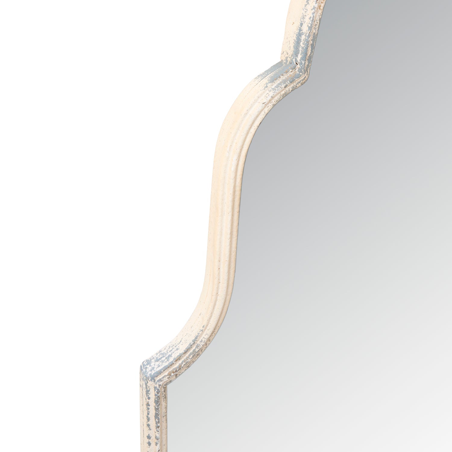 Full length curved mirror by Sophie Allport frame detail