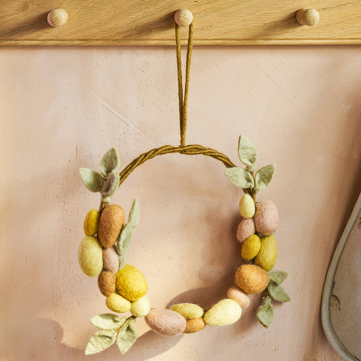 Easter Felt Wreath