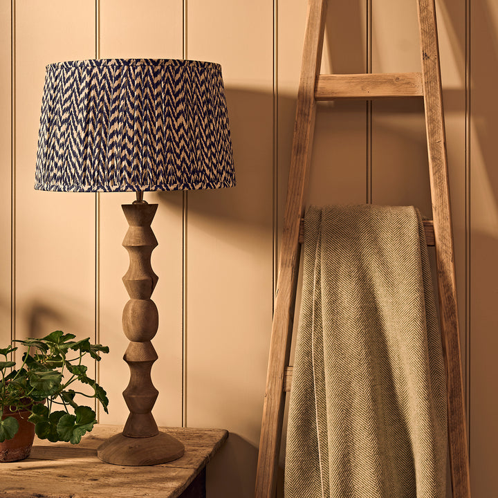 Langham Turned Wood Lamp Base