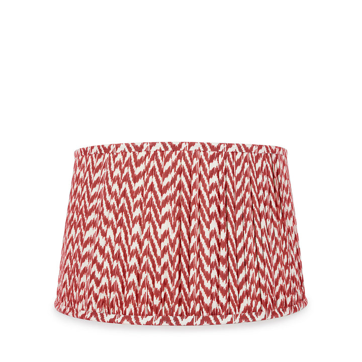 Hambleton Red Pleat Lampshade