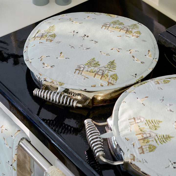 Sea Birds Circular Hob Cover