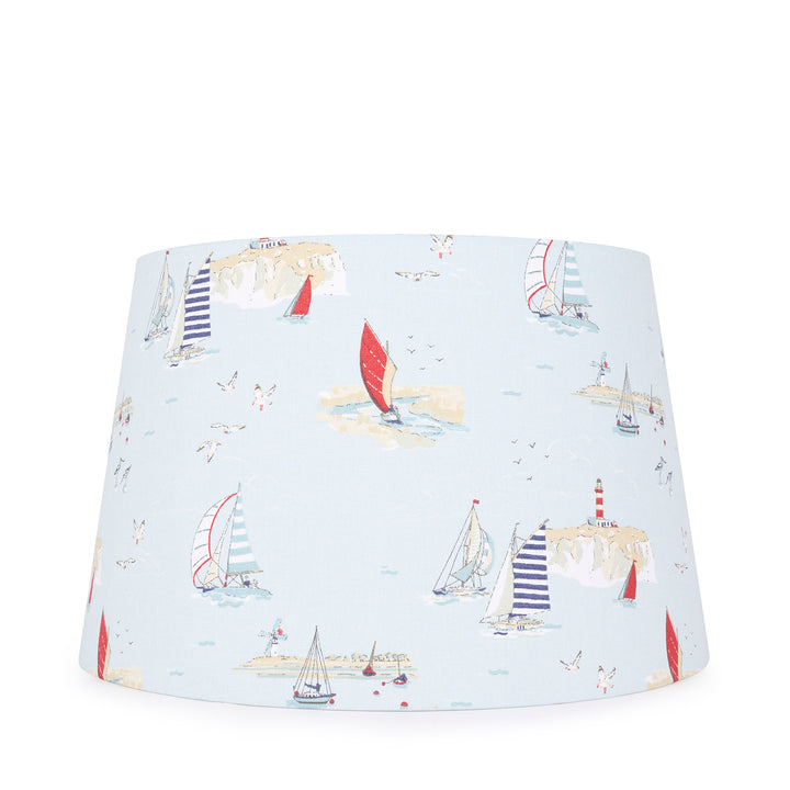 Coastal Boats Lampshade