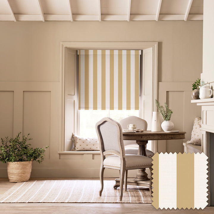 Witham Sand Stripe Made to Measure Roller Blind
