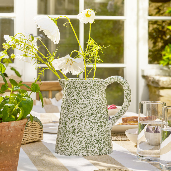 Splatter Stoneware Display Jug