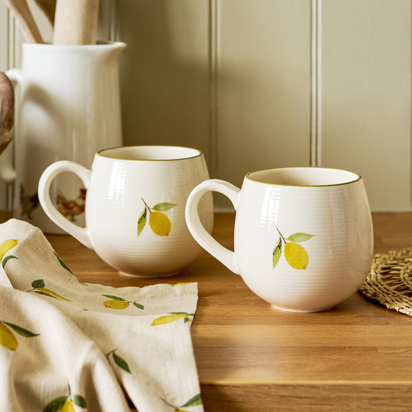 Lemons Stoneware Mug by Sophie Allport