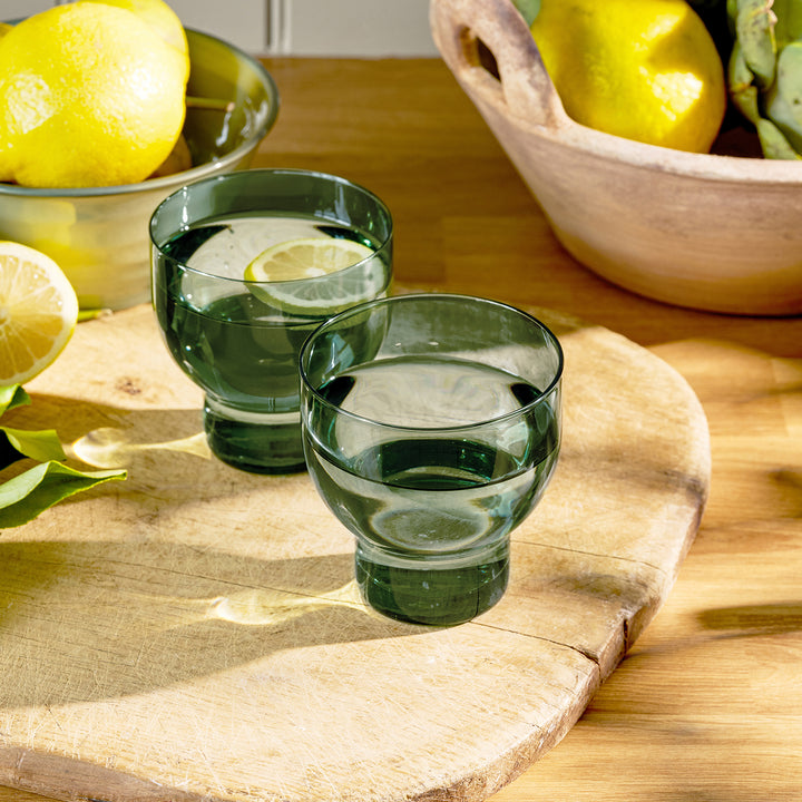 Olive Green Tumblers (Set of 4)