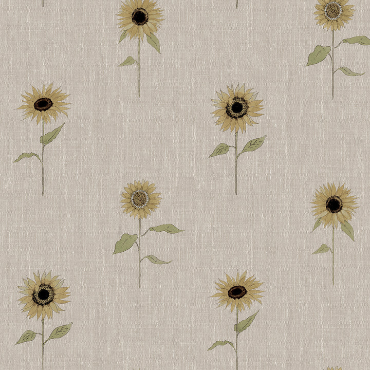 Sunflower Wallpaper Sample - Woven Wicker