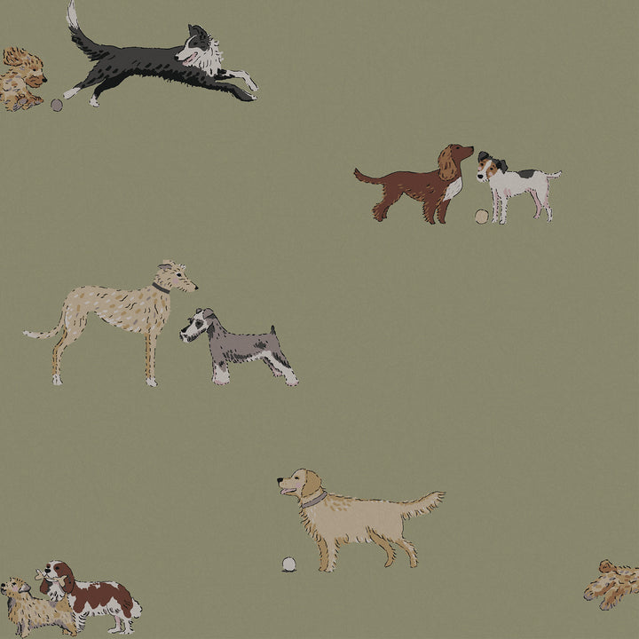 Wallpaper detail - Mossbank Green