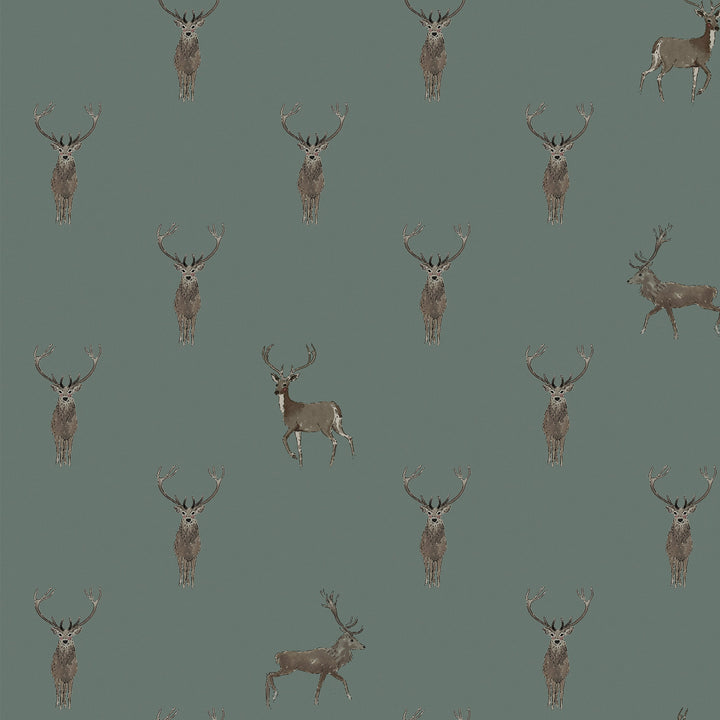 Wallpaper detail - Dark Heritage Teal