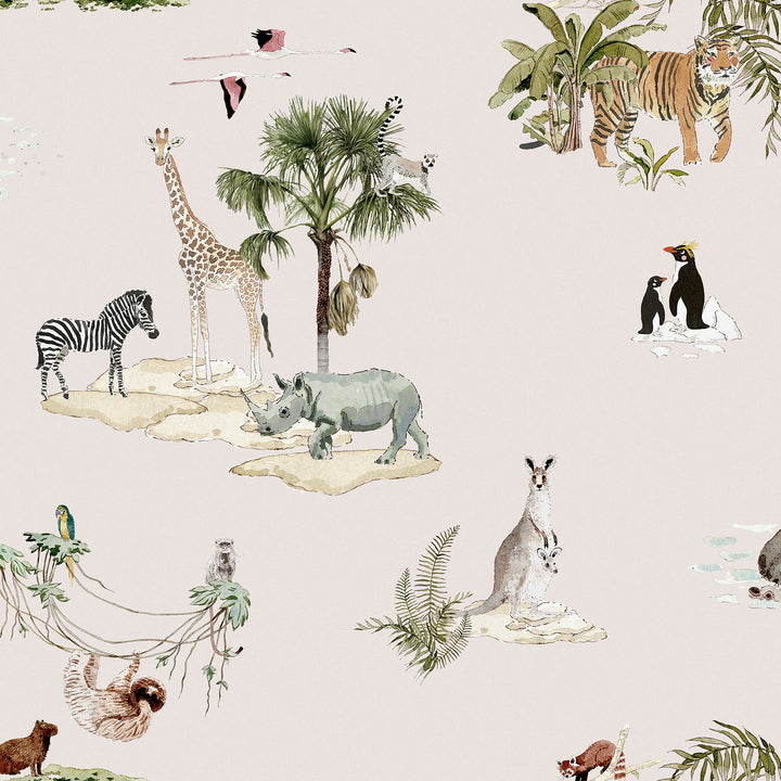 Wallpaper detail - Chalk Blush