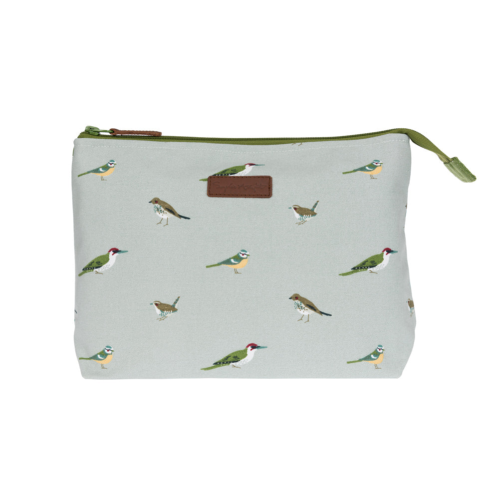 Garden Birds Canvas Wash Bag