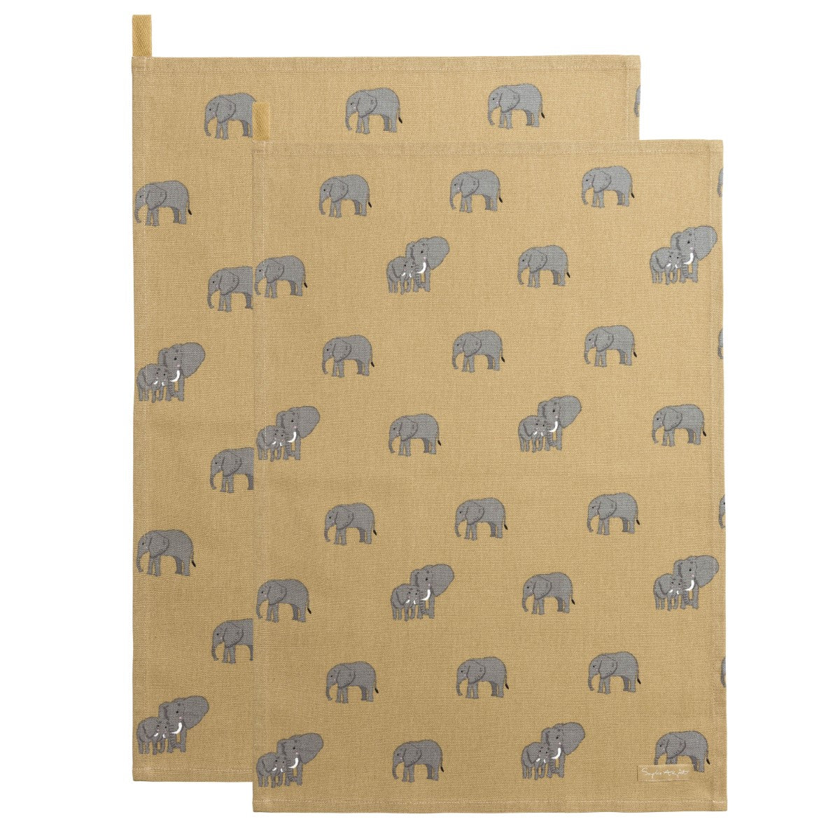 Elephant Tea Towel (Set of 2)