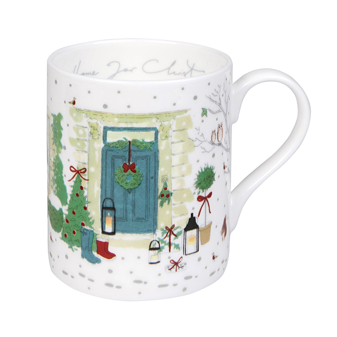 Holly & Berry Home for Christmas Mug