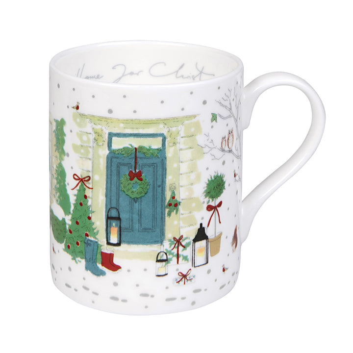 Holly & Berry "Home for Christmas!" Mug by Sophie Allport