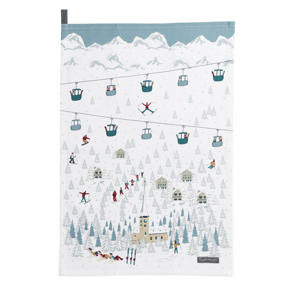 Skiing Tea Towels (Set of 2)