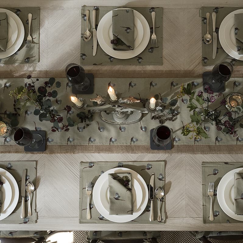 Pheasant Table Runner