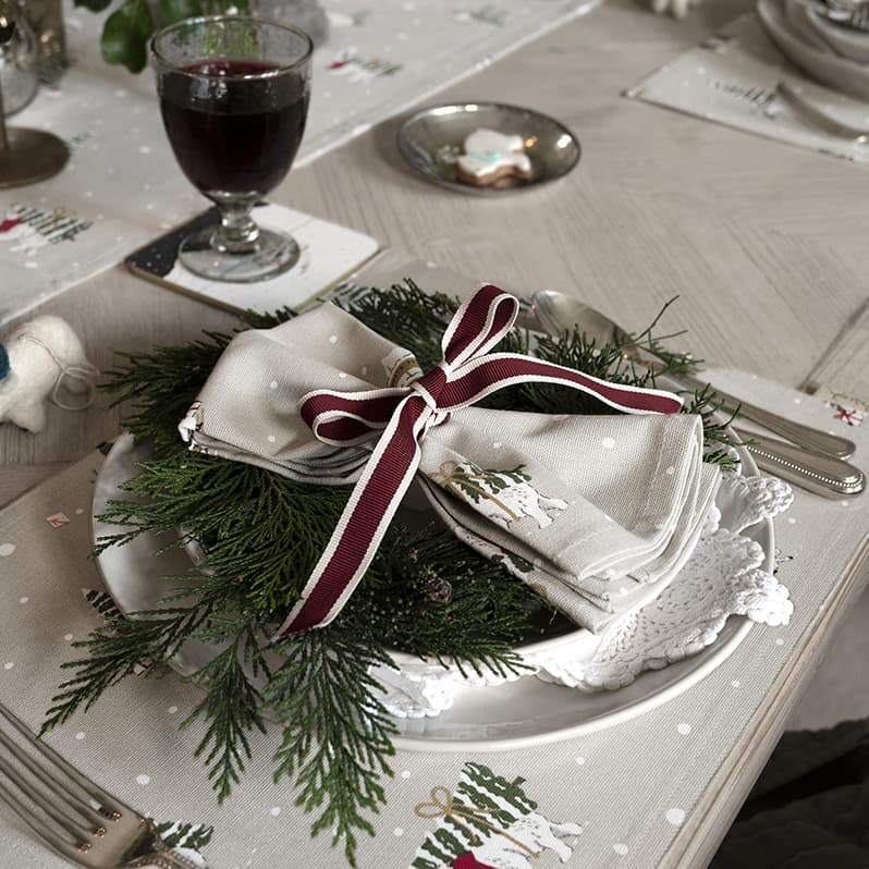 Claret Red Stripe Ribbon