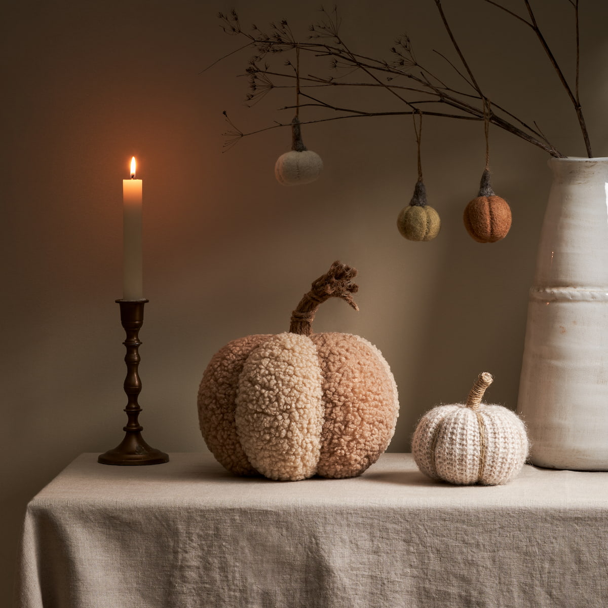 Neutral Sherpa Pumpkin by Sophie Allport