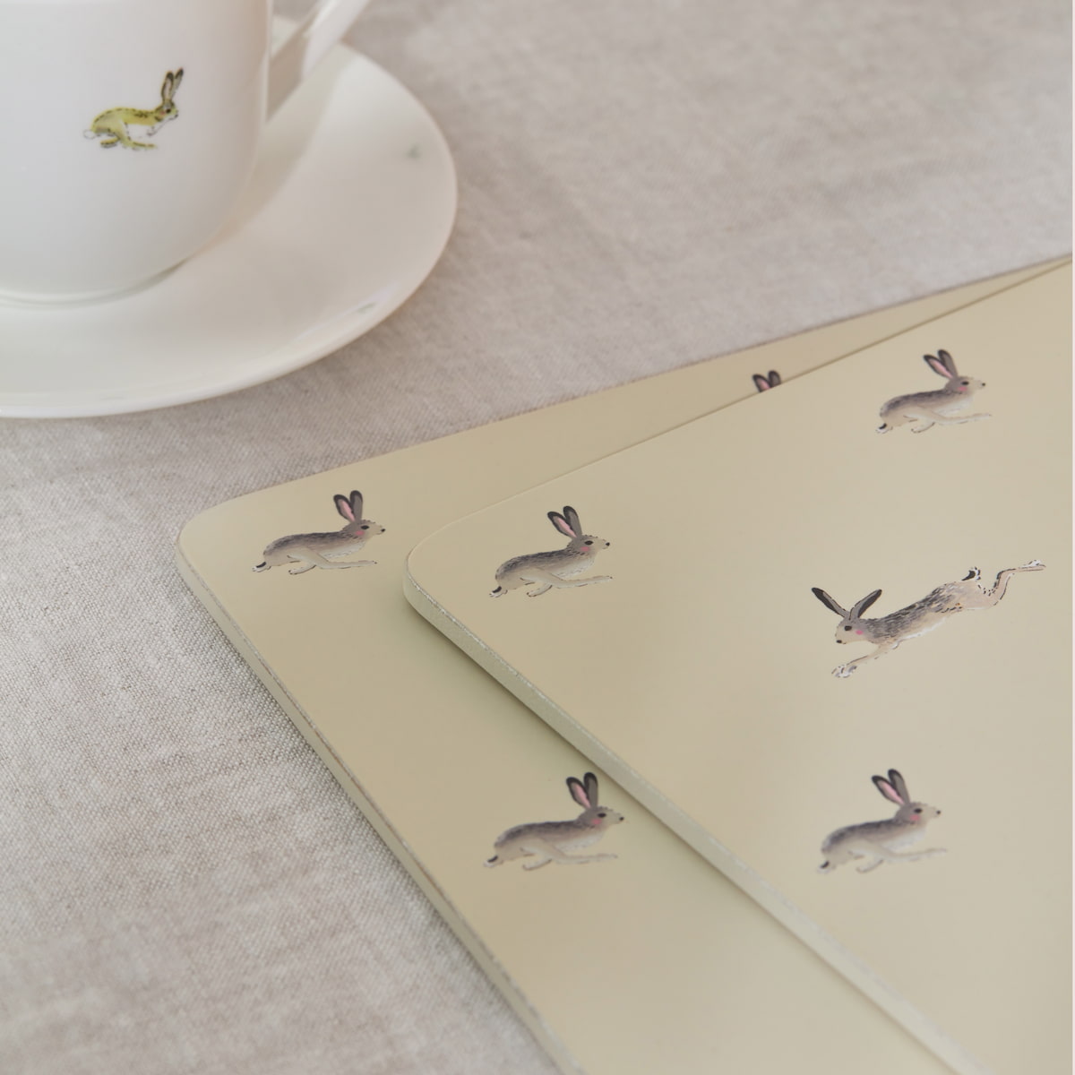 Hare Placemats (Set of 4)