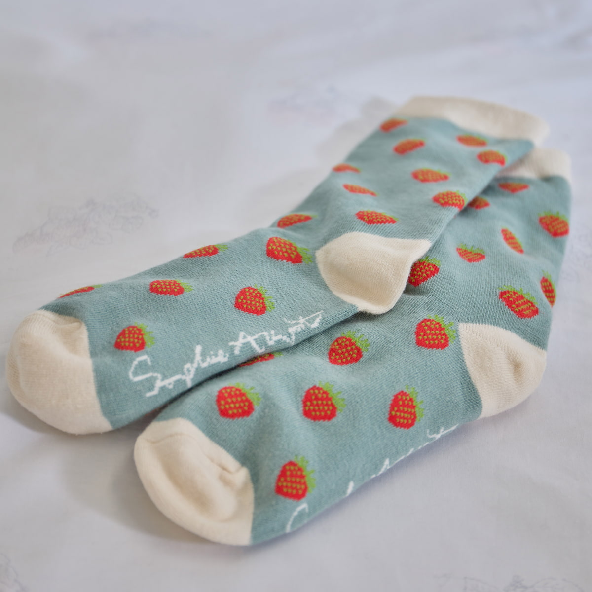 Strawberries Ladies Socks by Sophie Allport