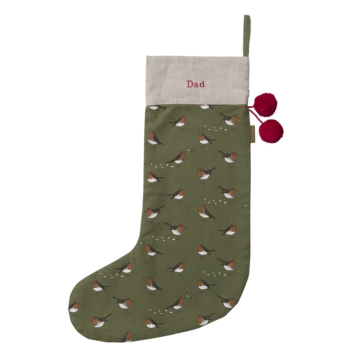 Robin Christmas Stocking