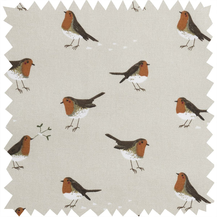 Robin Neutral Fabric by the Metre by Sophie Allport
