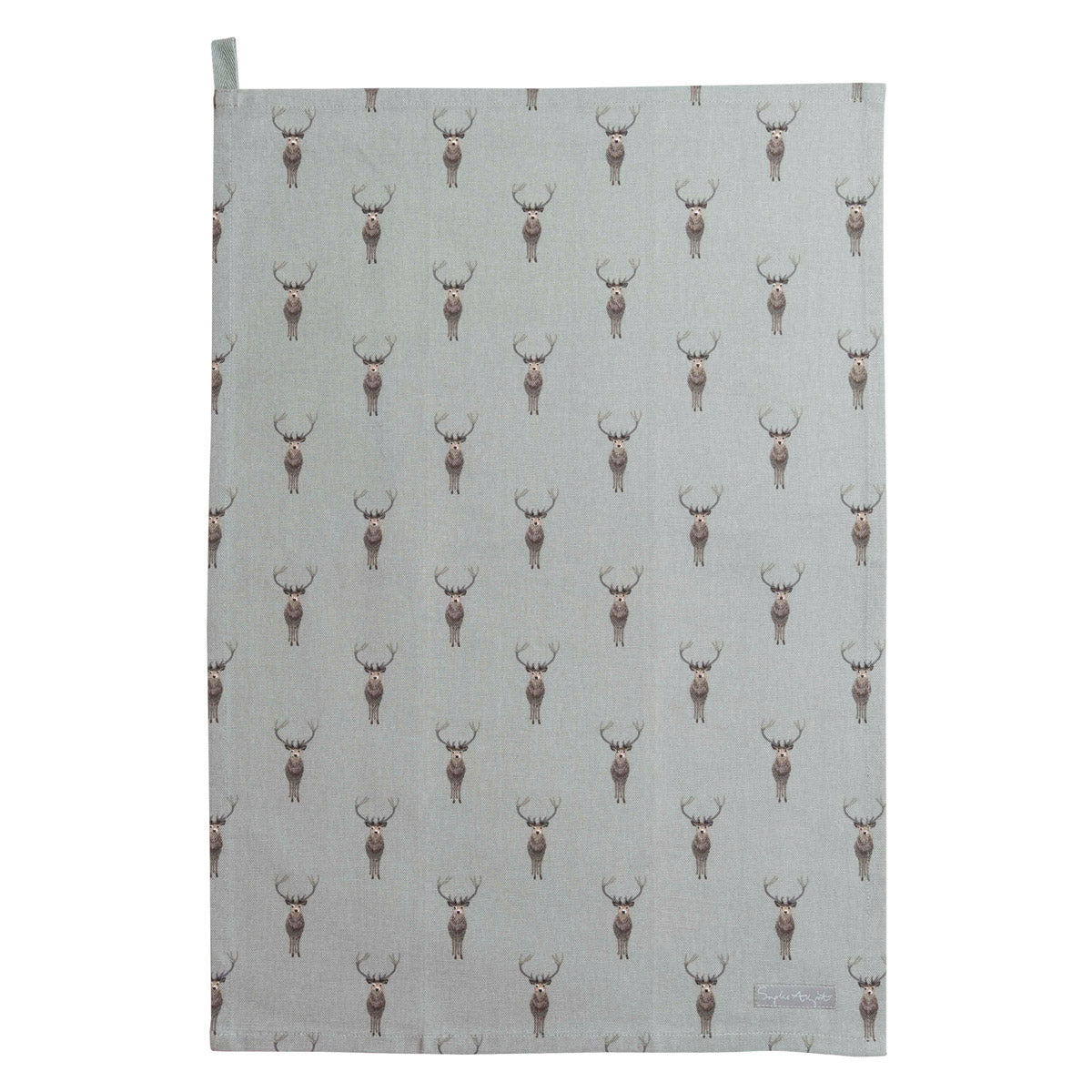 Highland Stag Tea Towel