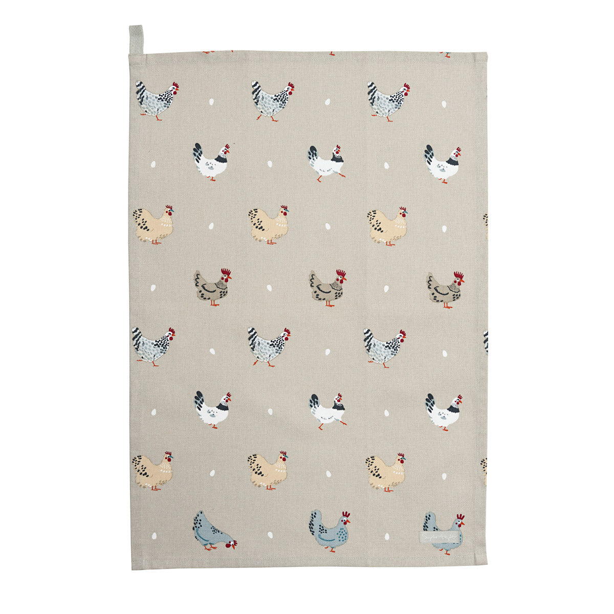 Lay A Little Egg Hen Tea Towel - Set of 2