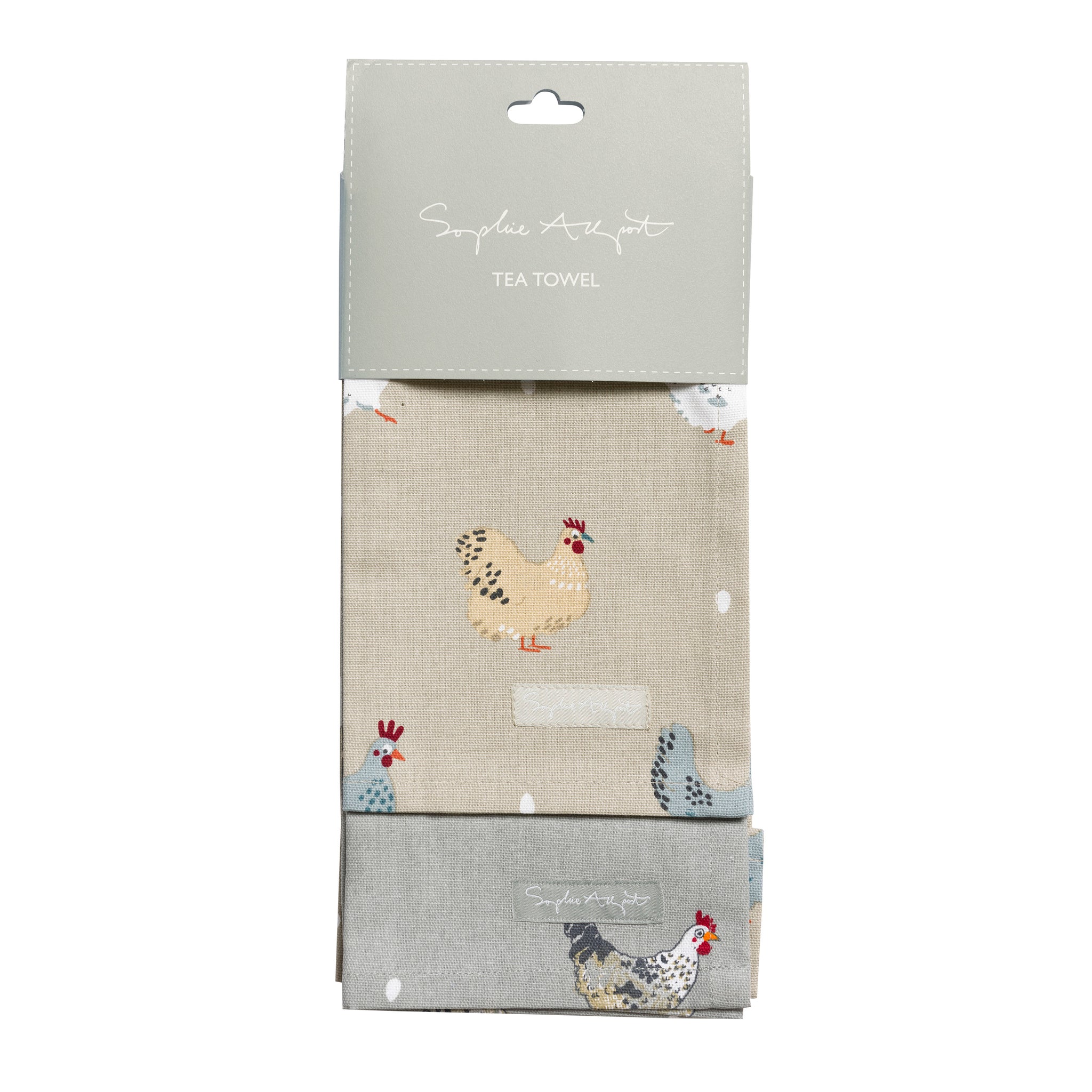 Lay A Little Egg Hen Tea Towel (Set of 2)
