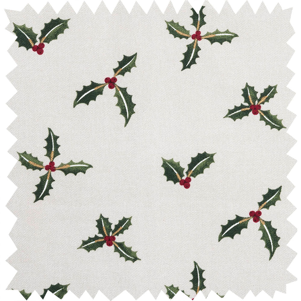 Holly & Berry Fabric by the Metre