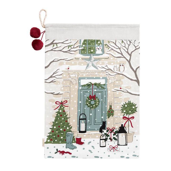 Holly & Berry 'Home for Christmas' Sack 