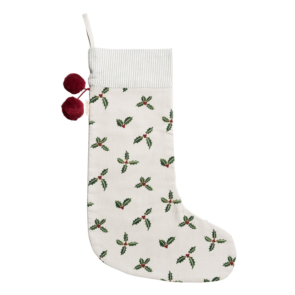 Holly & Berry Christmas Stocking