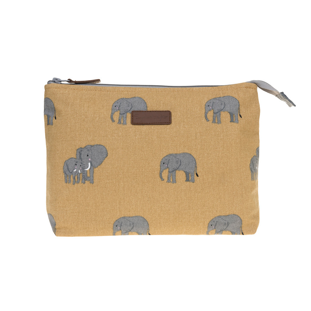 Elephant Large Canvas Wash Bag