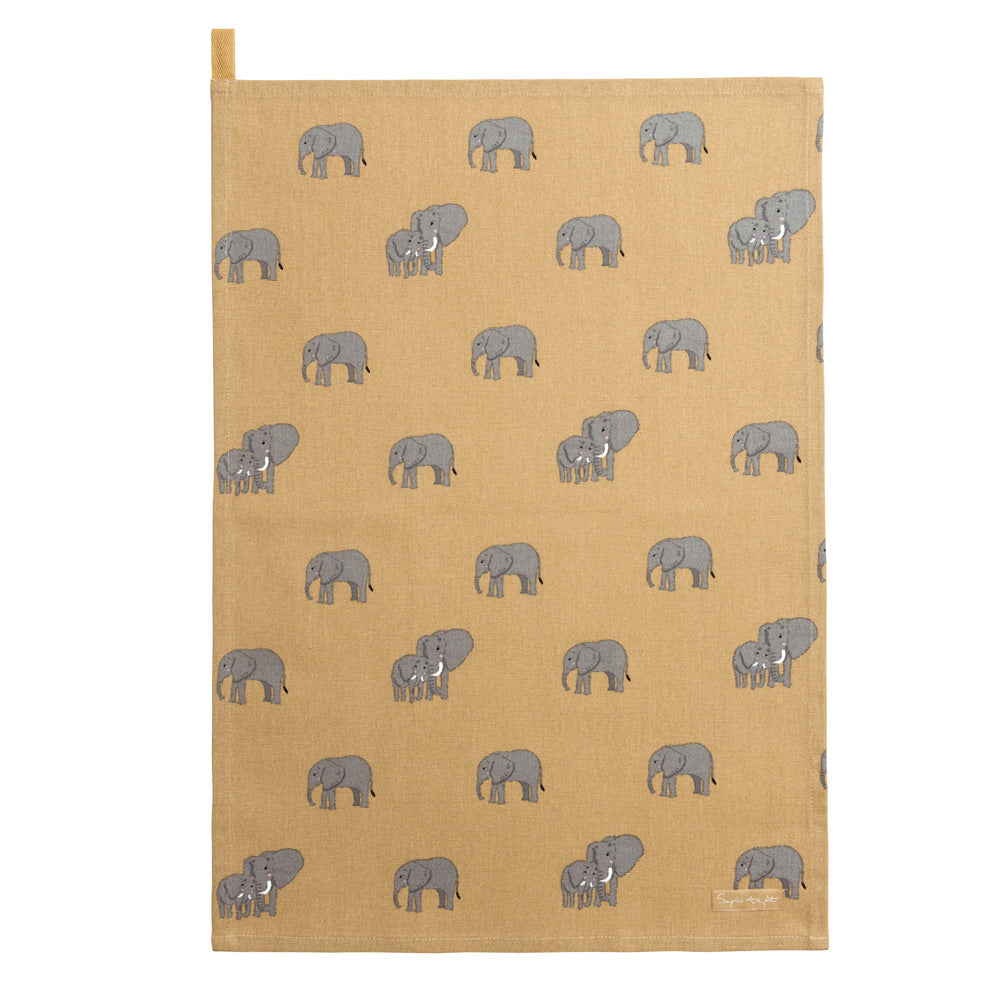 Elephant Tea Towel