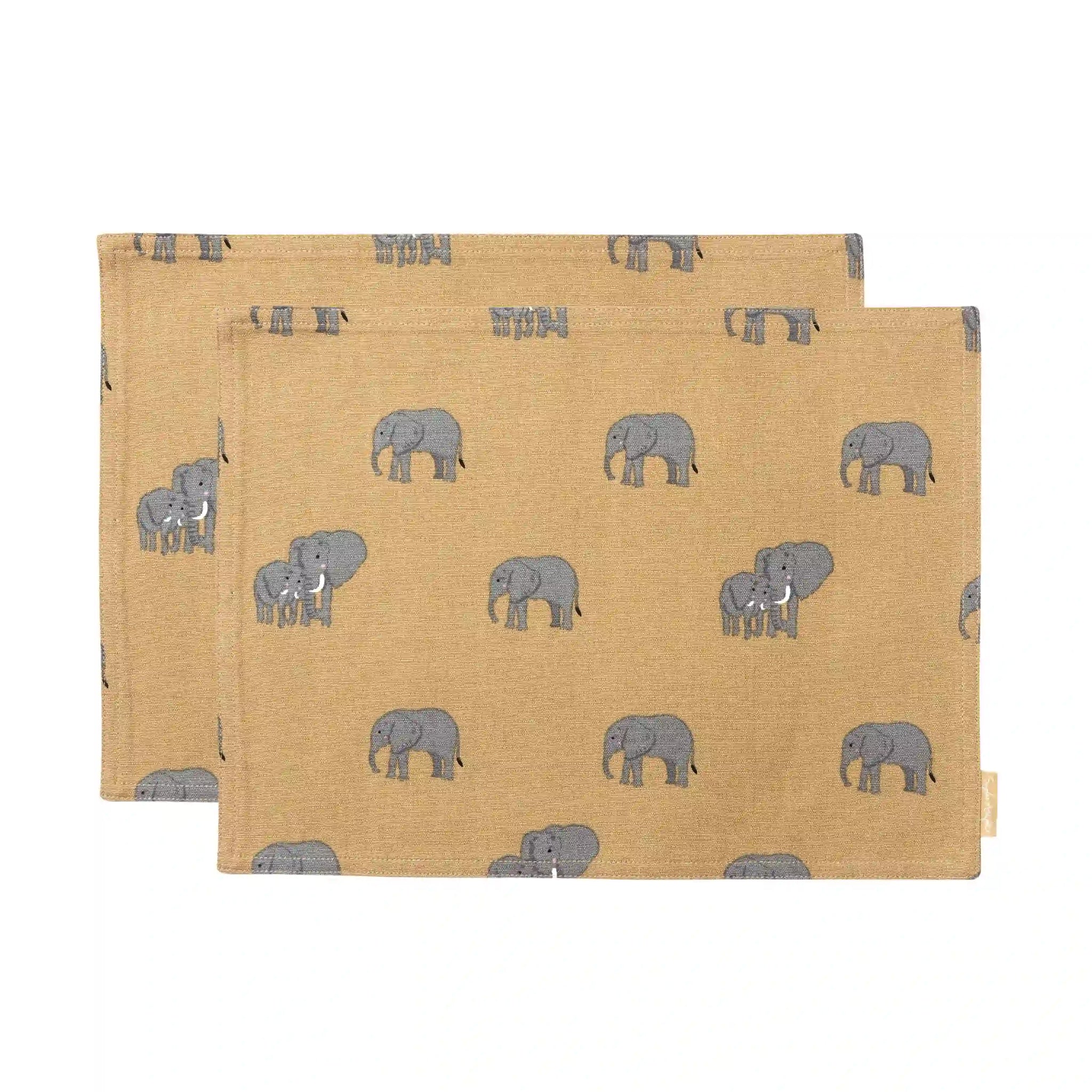 Elephant Fabric Placemat (Set of 2)
