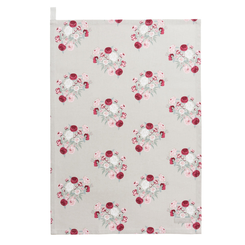 Peony Tea Towel