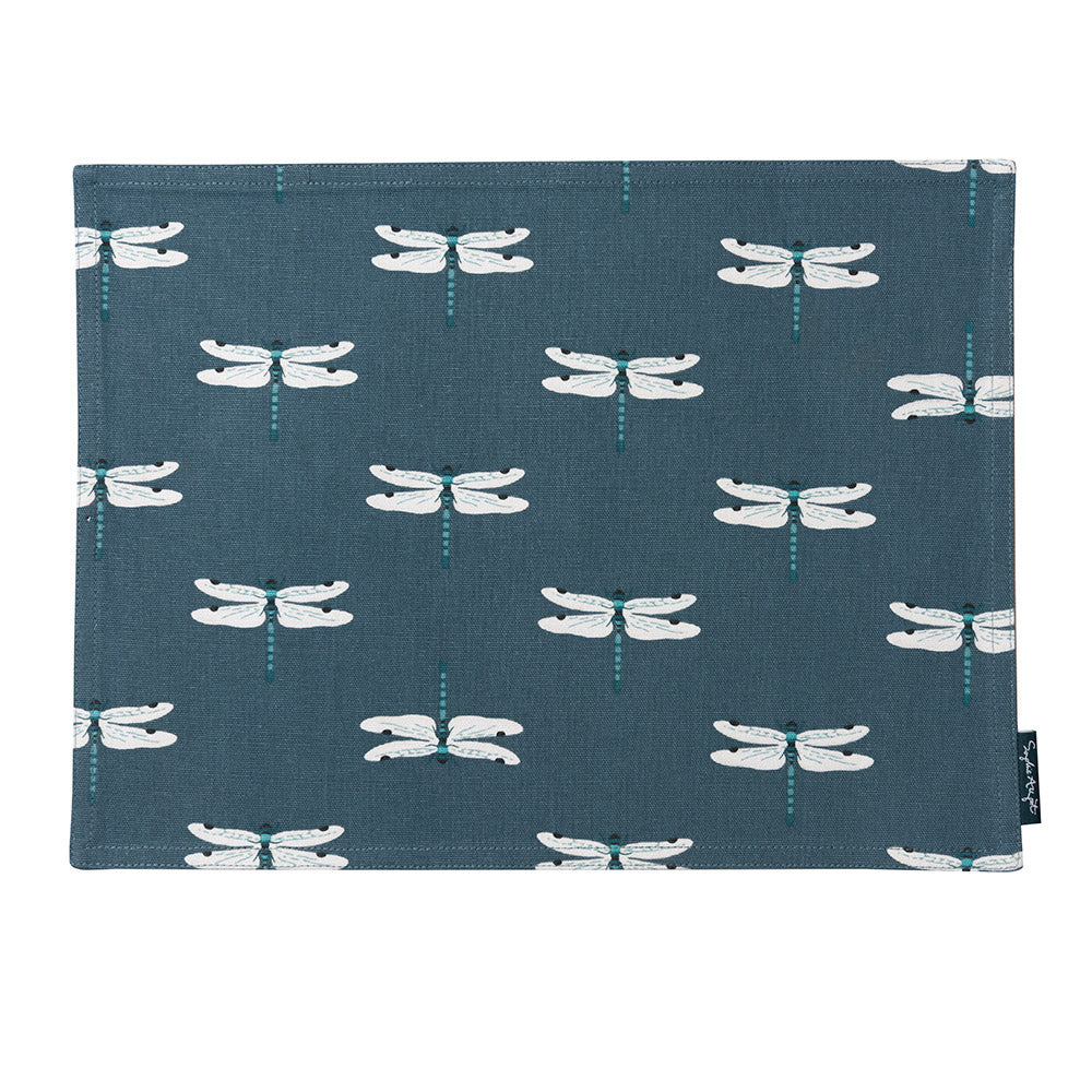 Dragonfly Fabric Placemat by Sophie Allport