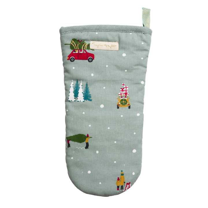 Home for Christmas Oven Mitt by Sophie Allport