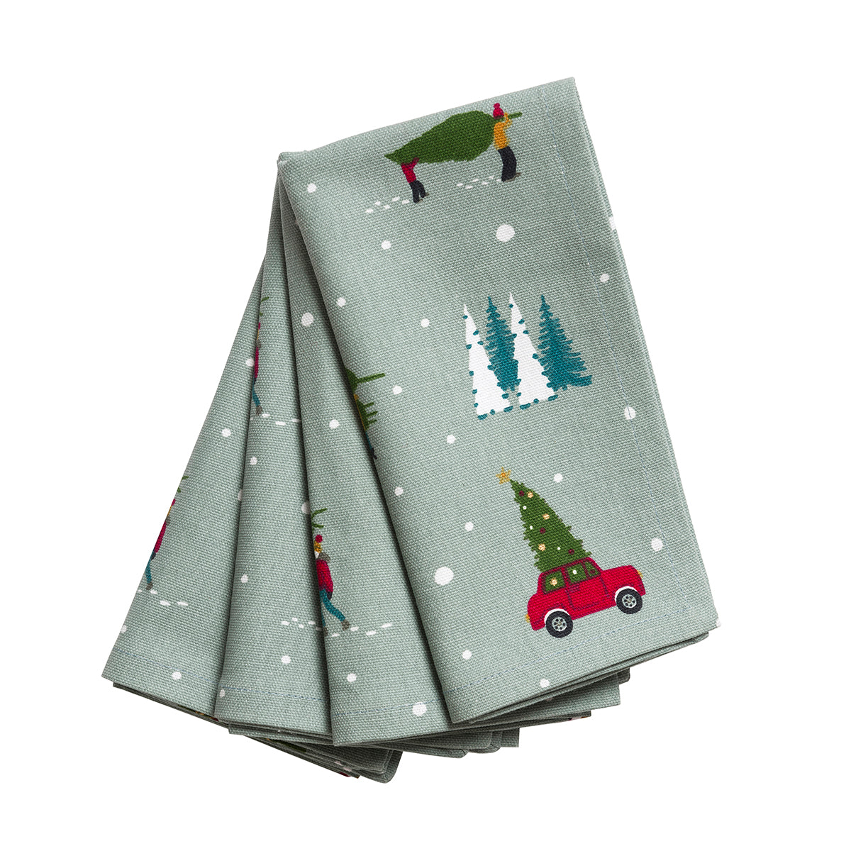 Home for Christmas Napkins (Set of 4) by Sophie Allport