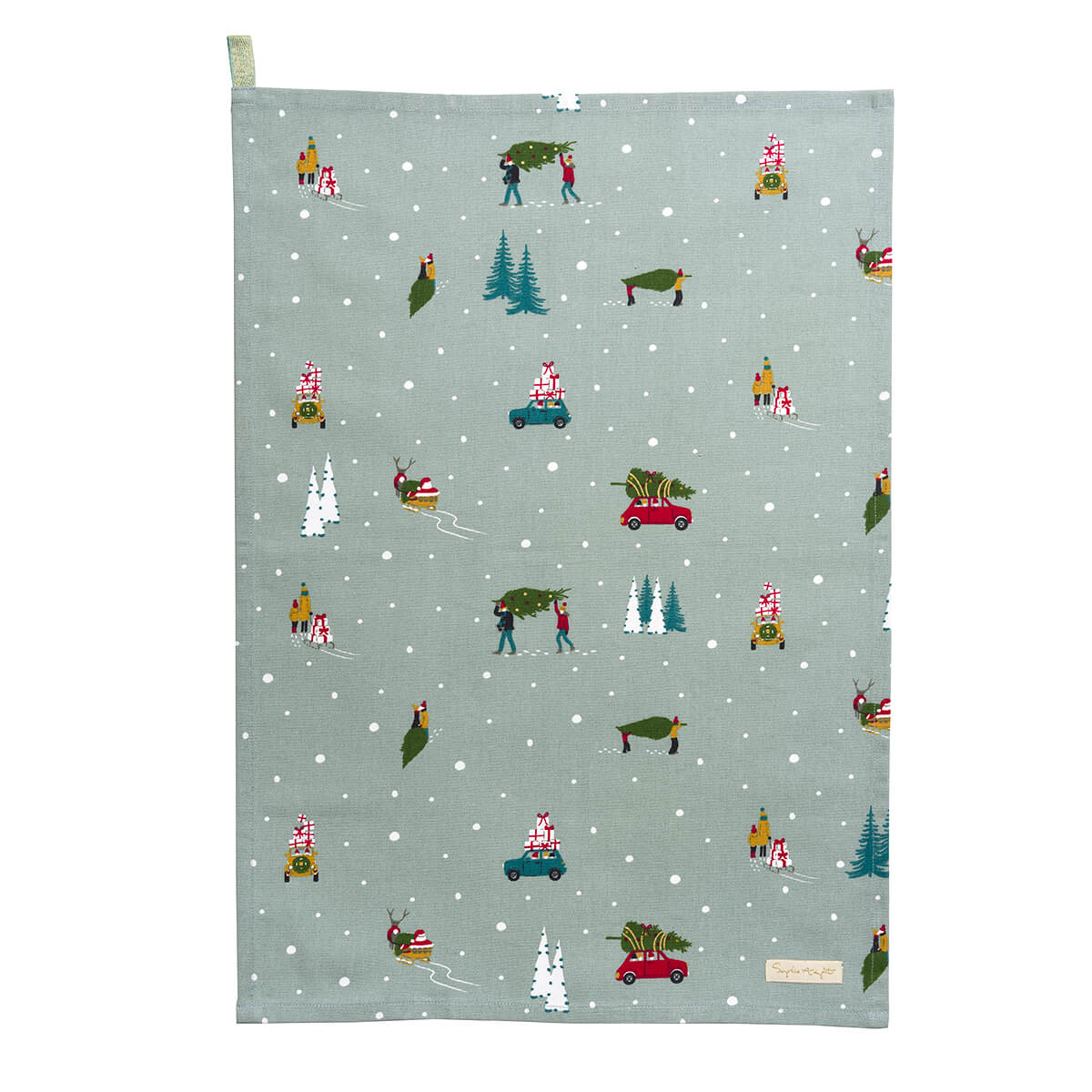 Home For Christmas Tea Towel (Set of 2)