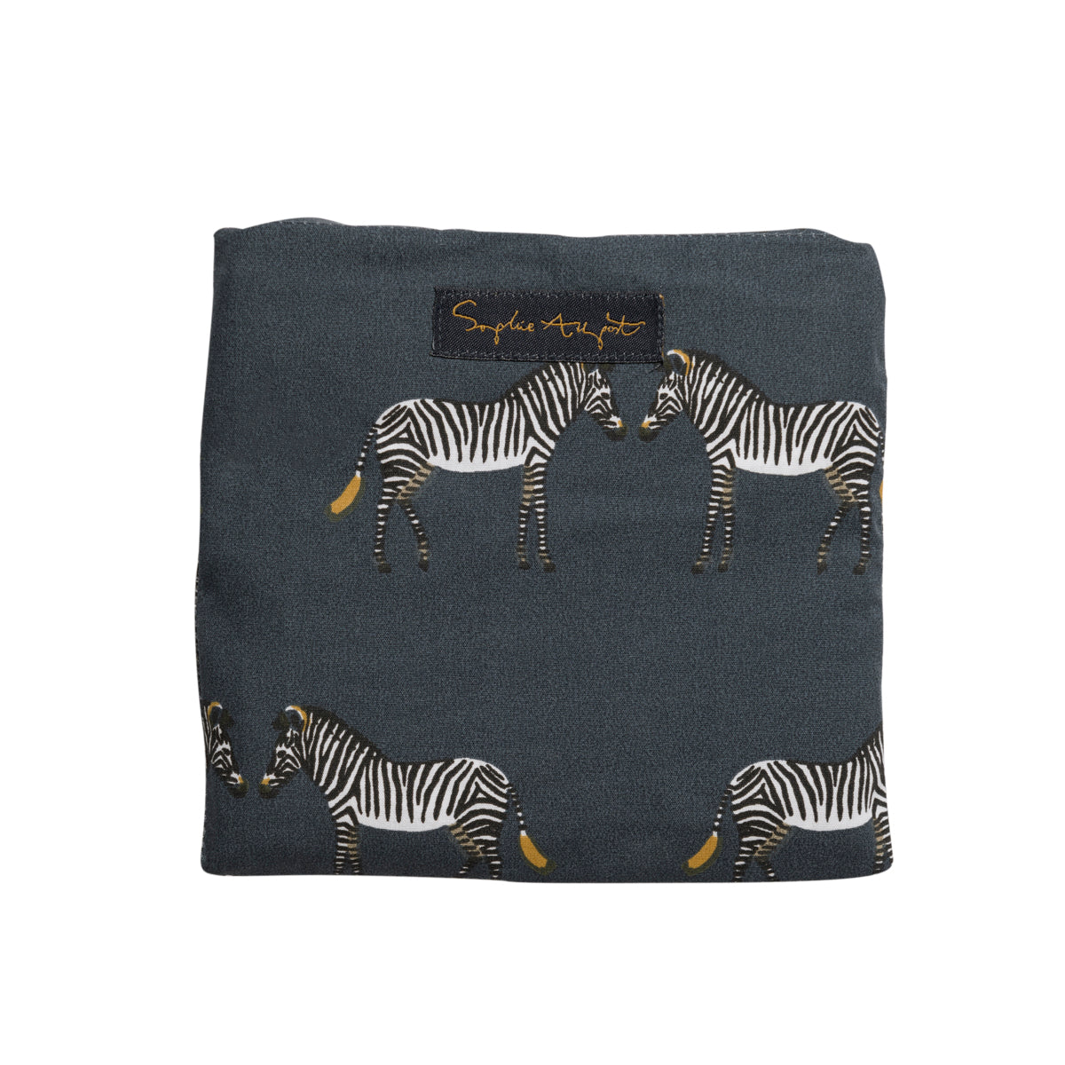 Zebra Folding Shopping Bag