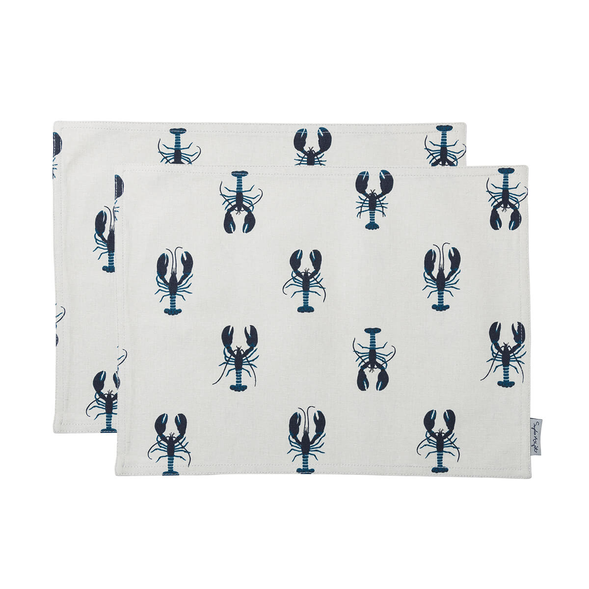 Lobster Fabric Placemats (Set of 2)