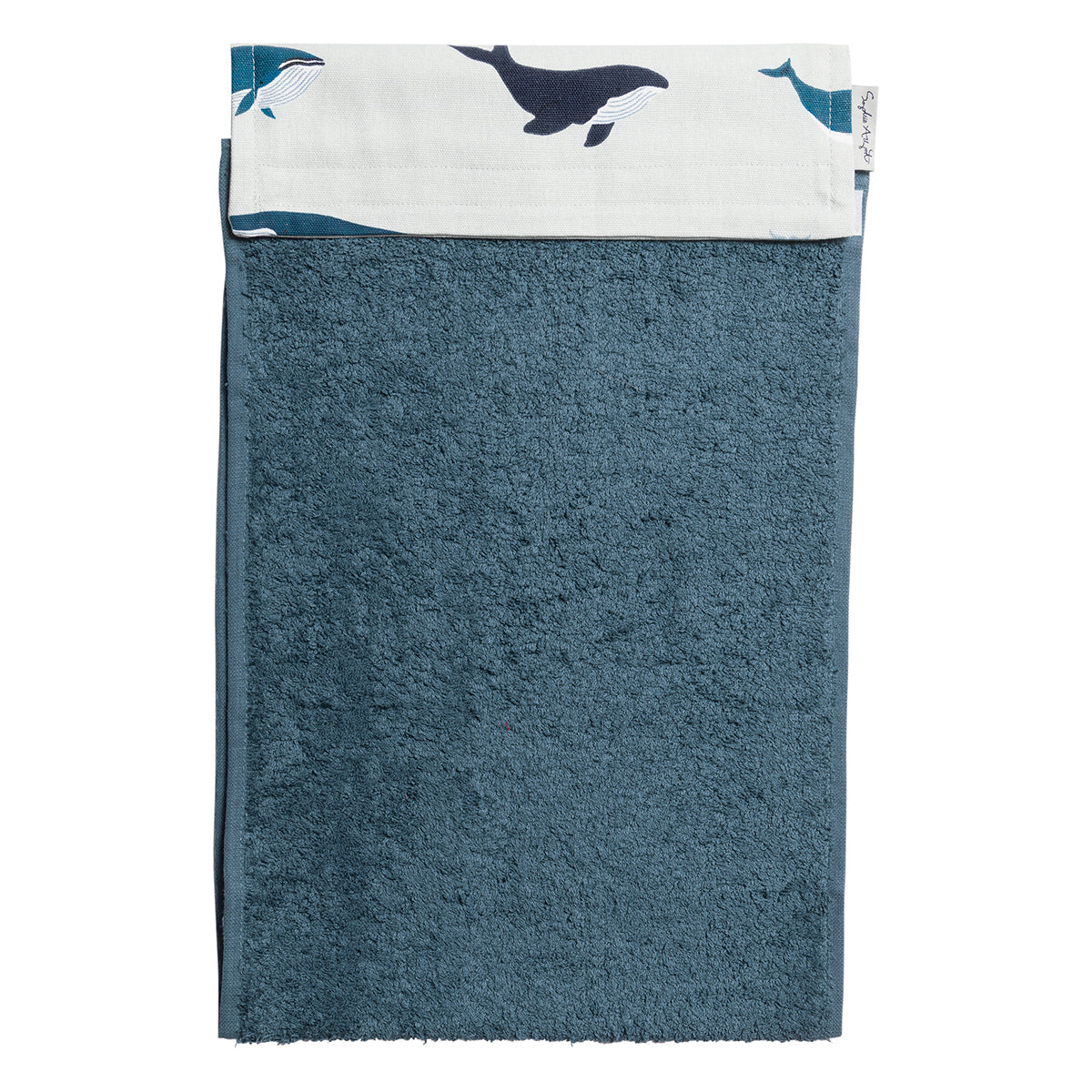 Whales Roller Hand Towel by Sophie Allport