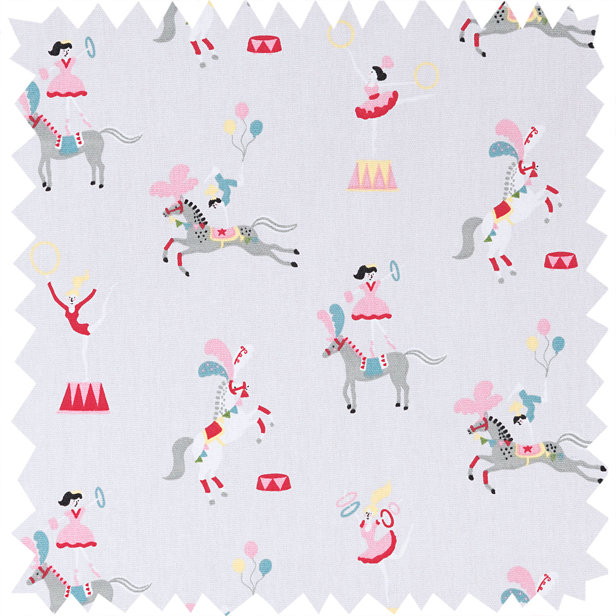 Fairground Ponies Fabric By The Metre
