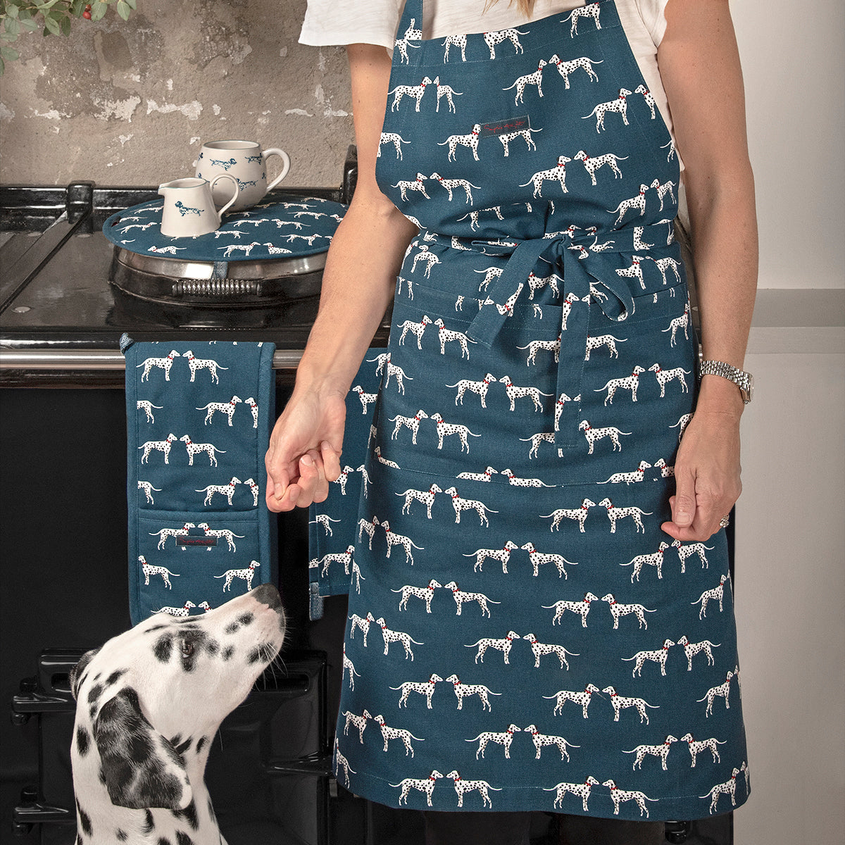 Dalmatian Adult Apron by Sophie Allport