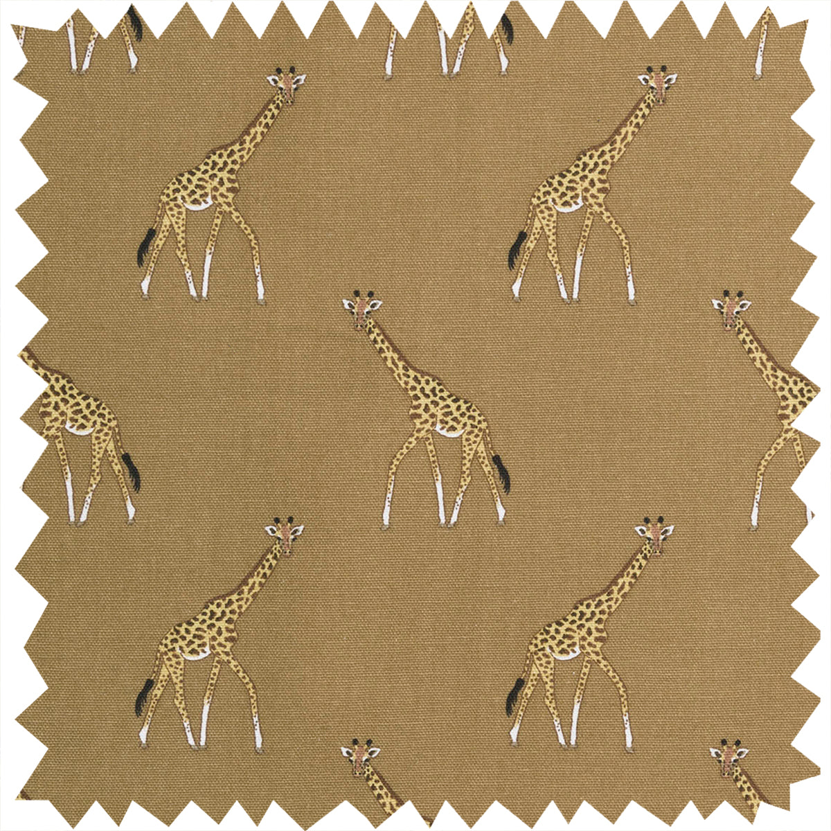 Giraffe Fabric Sample by Sophie Allport