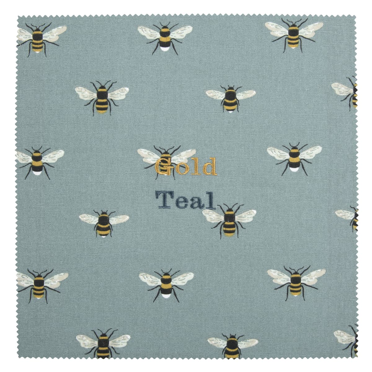 Bees Teal Adult Apron