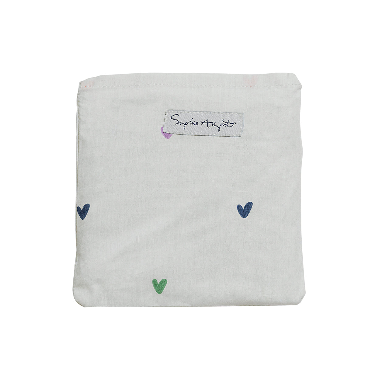 Multicoloured Hearts Folding Shopping Bags by Sophie Allport