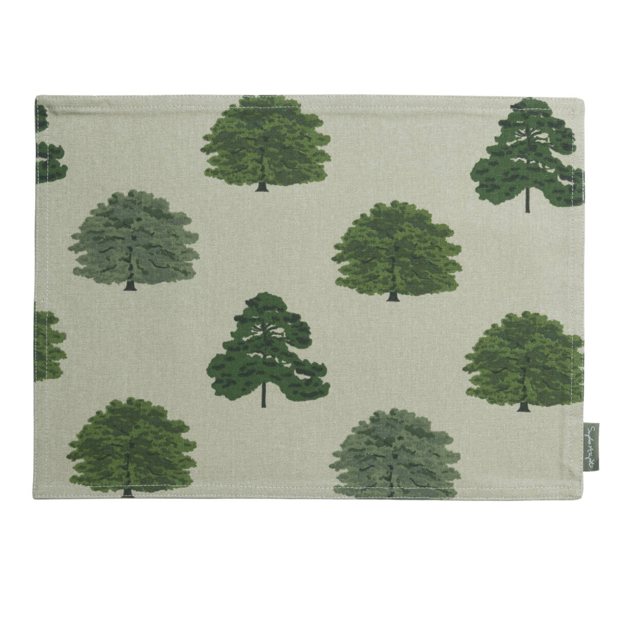 Trees Fabric Placemat by Sophie Allport