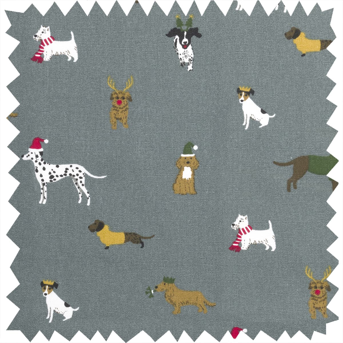 Christmas Dogs Tea Towel (Set of 2)